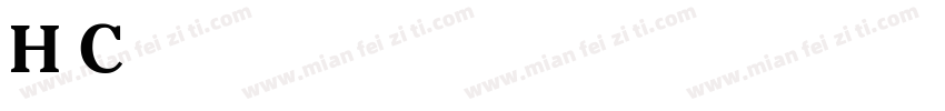 H Cheltenham ITC BT Bold字体转换